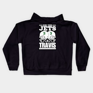 New York Jets Travis 3 American football Retro Kids Hoodie